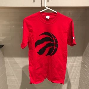 Men’s Small raptors X twizler red and black tee - shirt